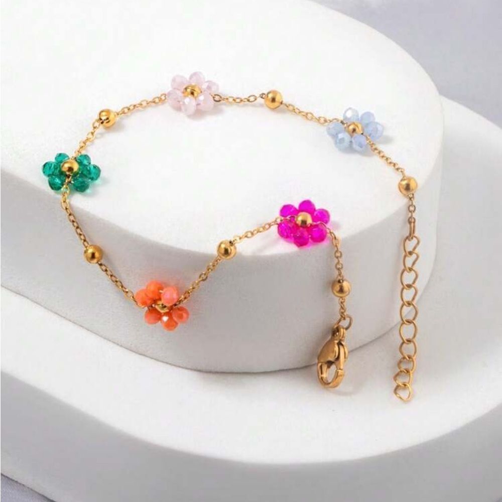 Flower bracelet A1364